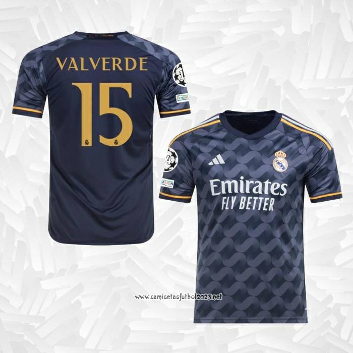Camiseta 2ª Real Madrid Jugador Valverde 2023-2024